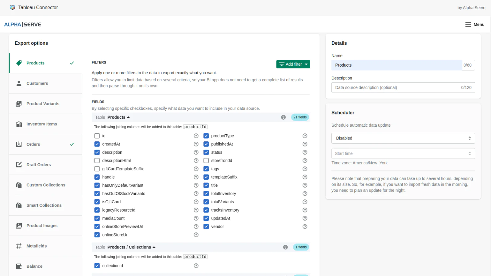 Alpha Serve Tableau Connector Shopify App | Reviews [Mar 2026]