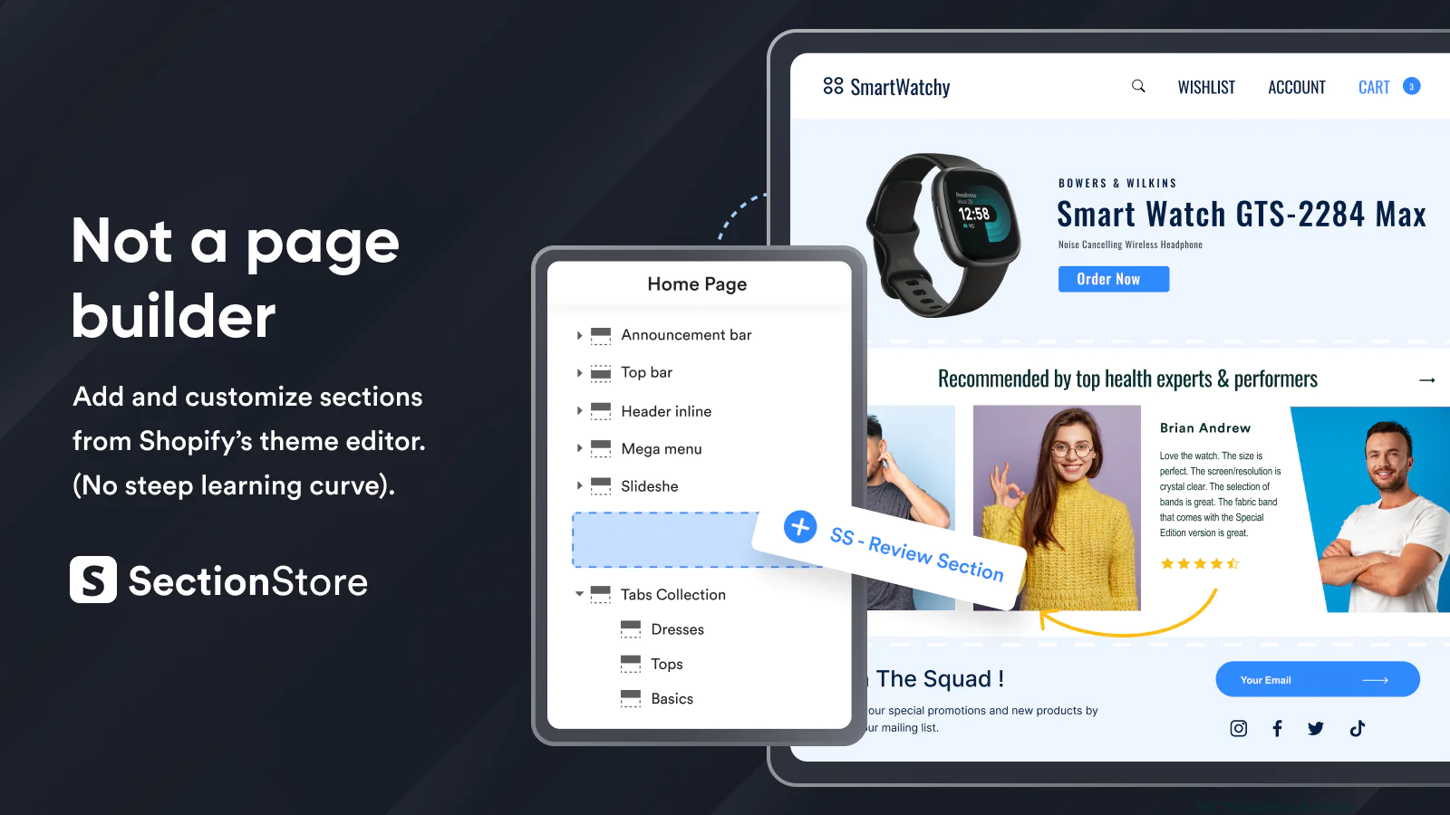 Section Store: Theme sections Shopify App | Reviews [Jun 2026]