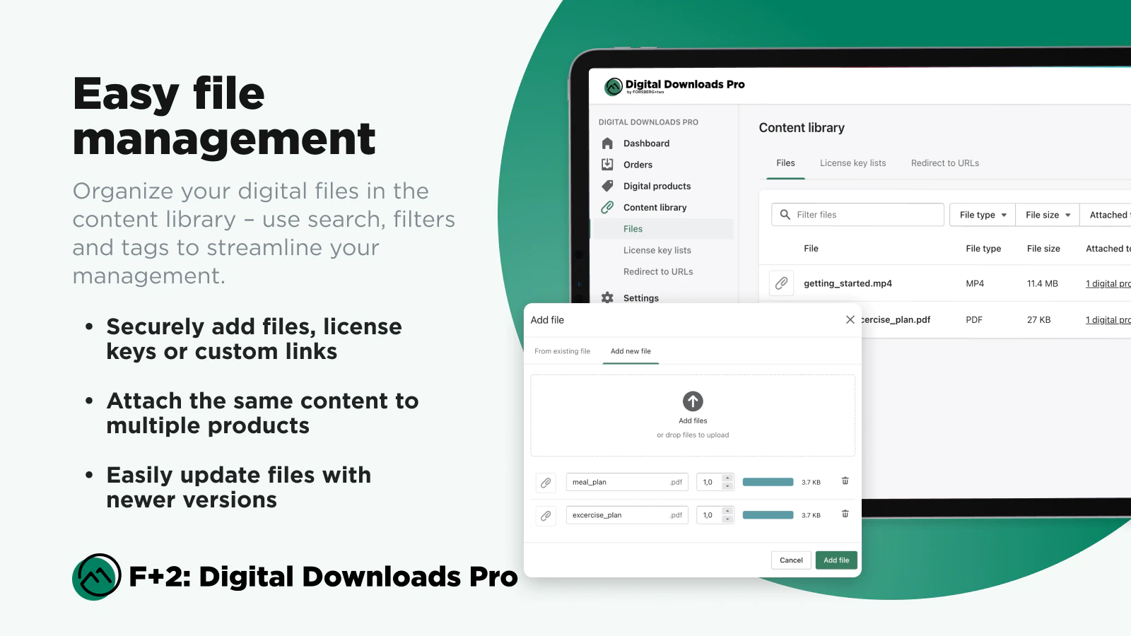 F+2: Digital Downloads Pro Shopify App | Reviews [May 2026]