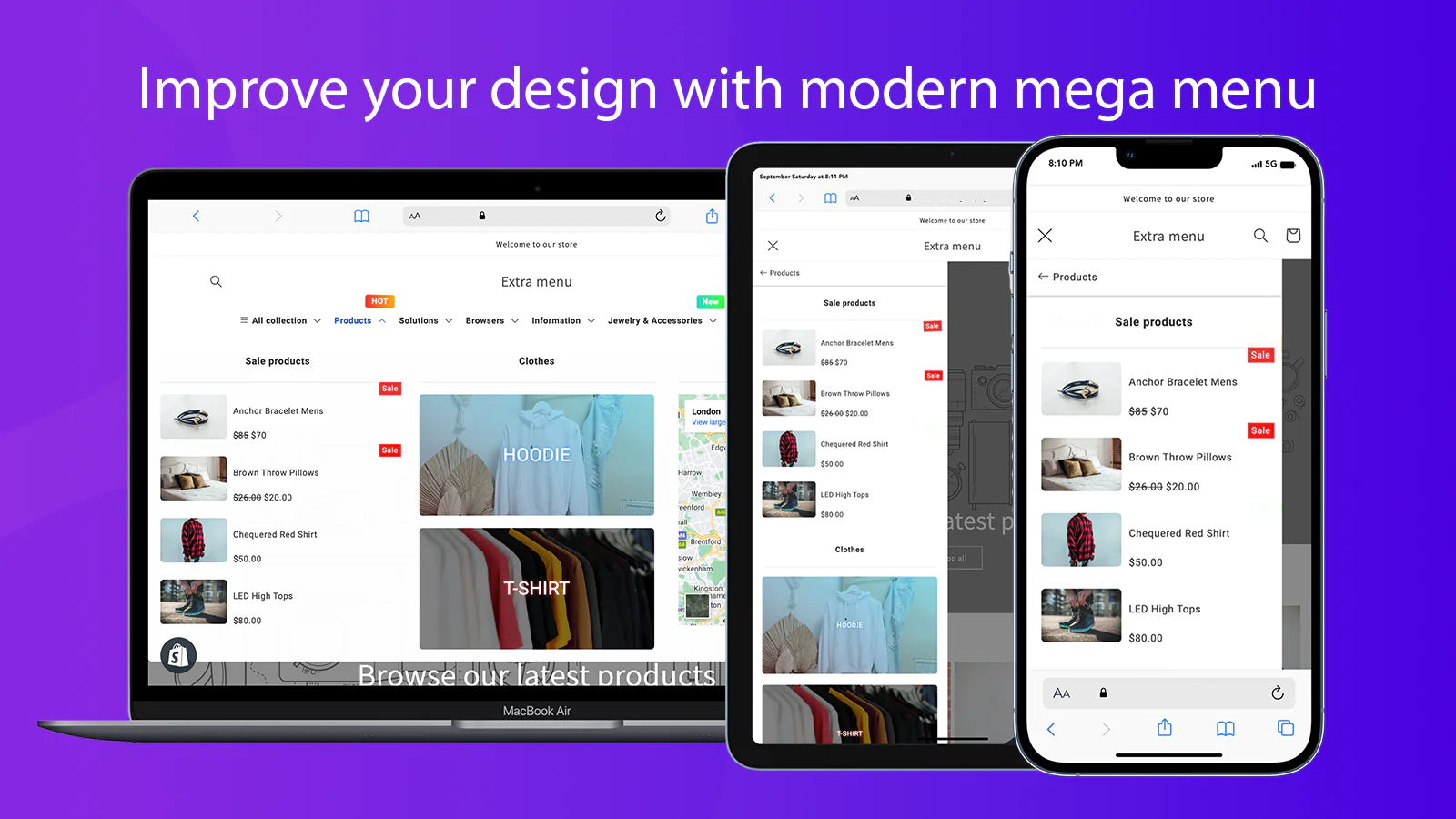 Extra menu ‑ click & hover Shopify App | Reviews [Jul 2026]