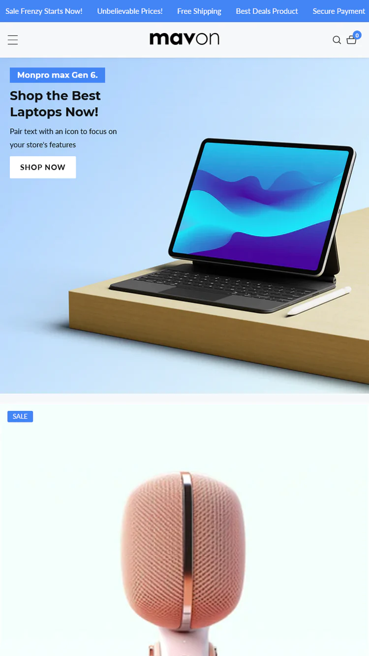 Mavon Shopify Theme | Reviews and Ratings [Aug 2024]
